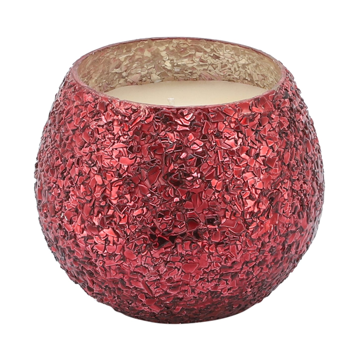 Red Glitter Candle