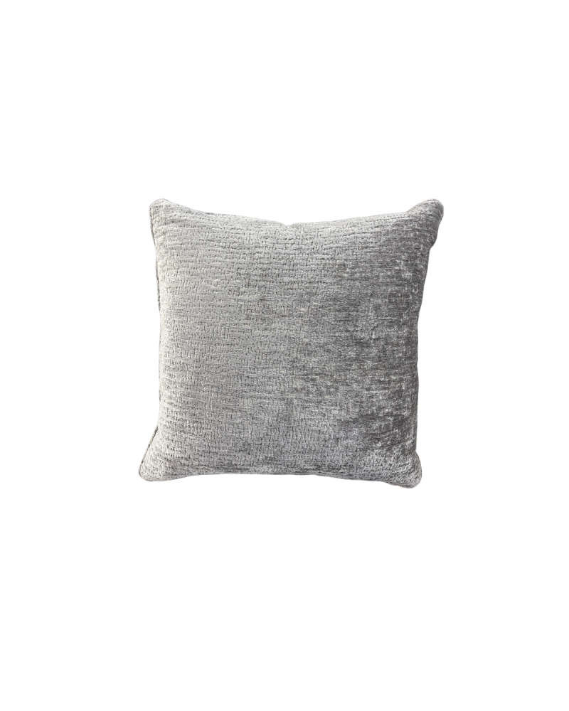 Grey Chenille Pillow