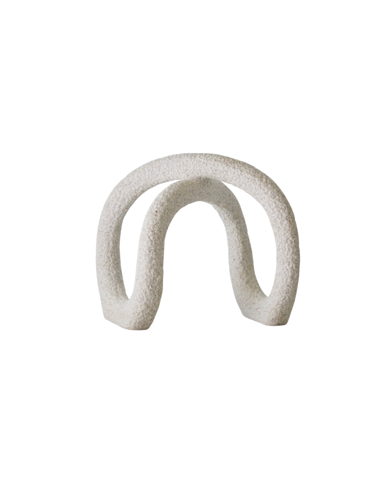 Marble Knott Sculpture - Cream