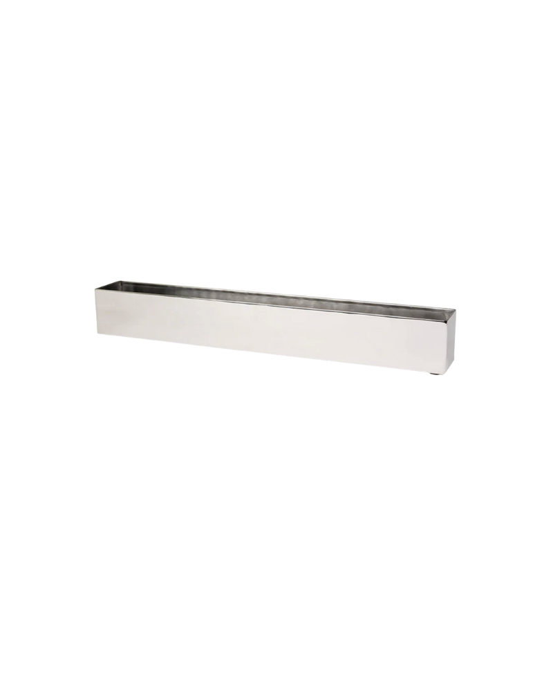 Stainless Steel Planter - Silver