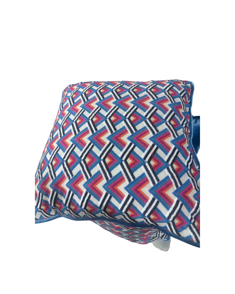 Turquoise and Pink 20 X20 Pillow