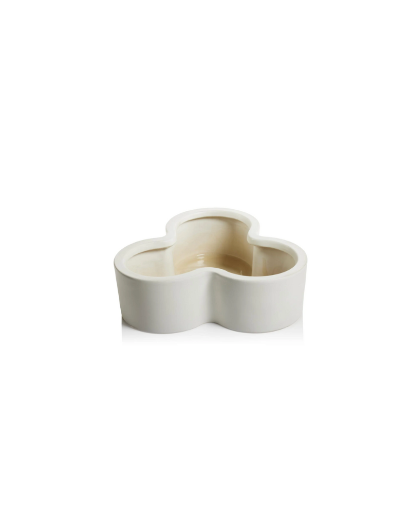 Flower Shaped Planter - White