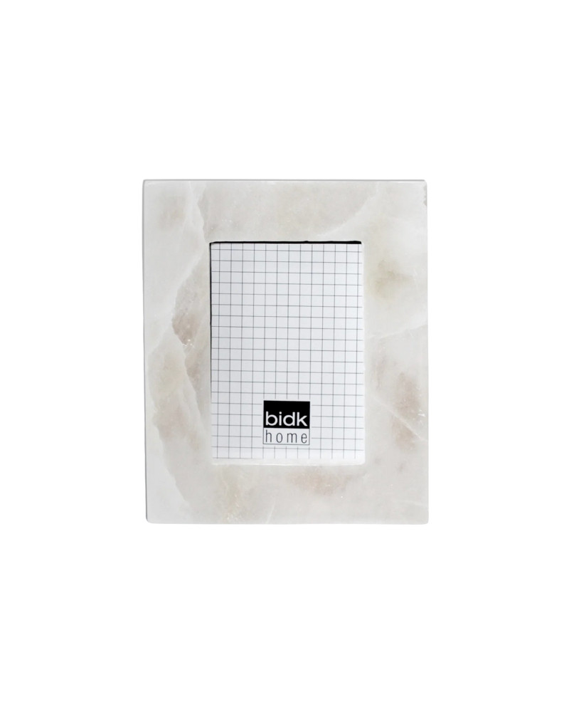 Alabaster Photo Frame 4X6 -White