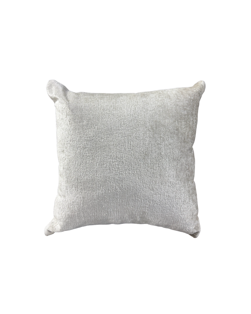 Cream Chenille Pillow