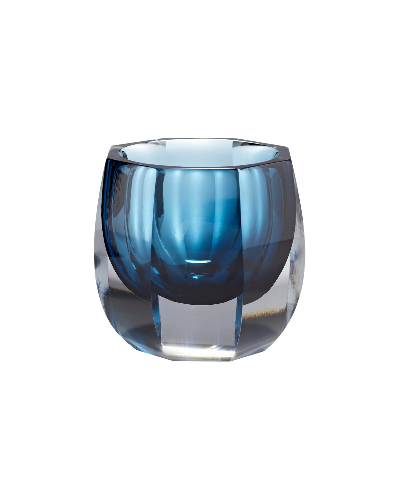 Translucent Glass Vase - Blue
