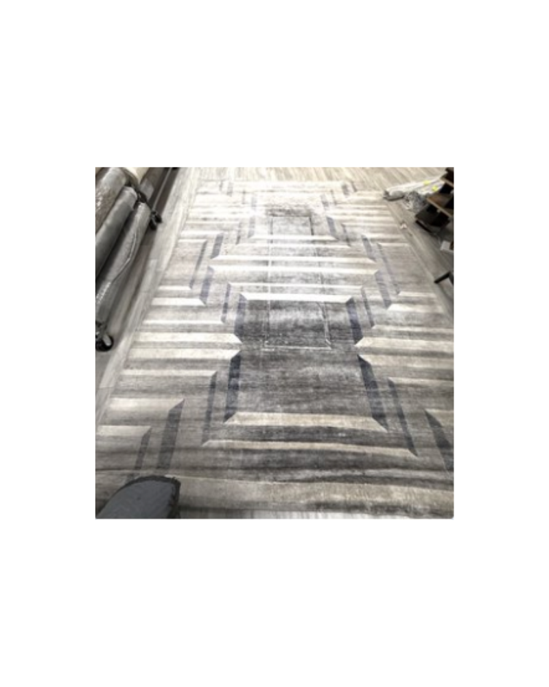 Large Area Rug 11' 10"X 9' - Silver