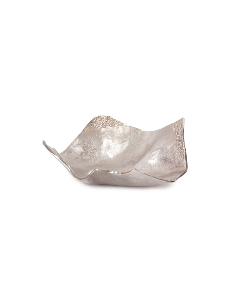 Howard Elliott Home Hammered Bowl - Silver