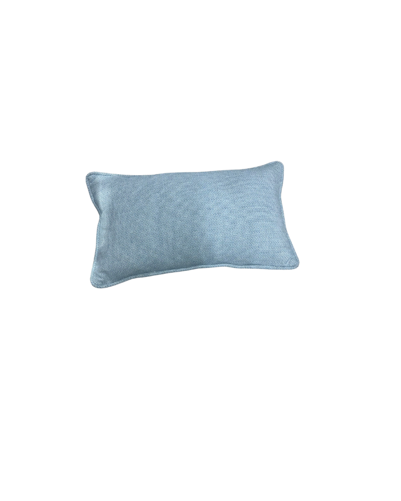 20 X 10 Custom Outdoor Lumbar Pillow - Light Blue