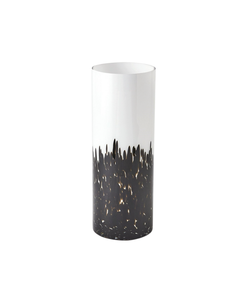 Confetti Vase Medium - Black and White
