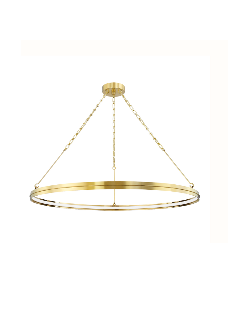 Round Chandelier - Gold