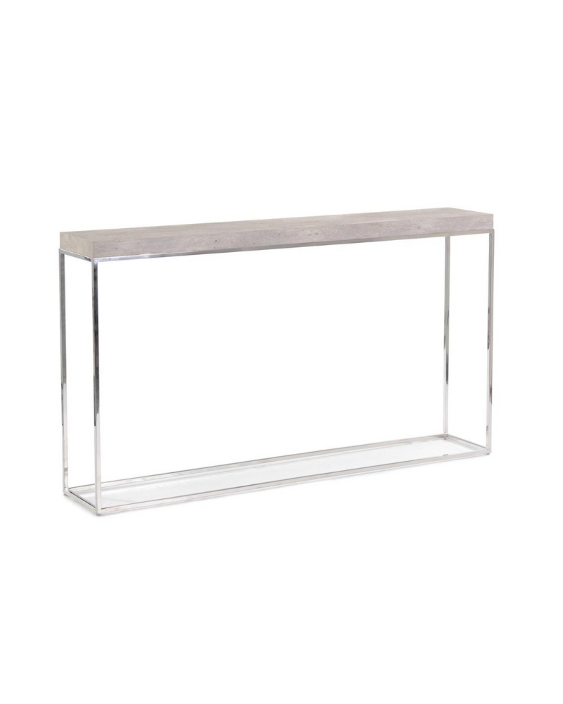 Piazza Console Table - White
