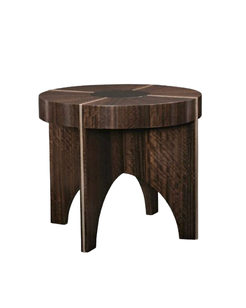 Wooden Side Table Brown