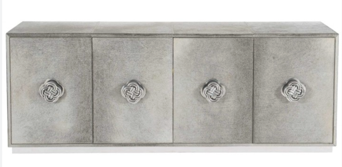 Bernhardt Langley Entertainment Console - Silver