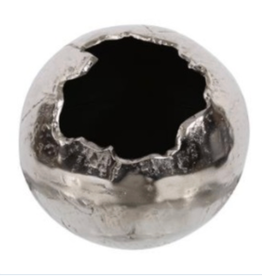 Egg Vase - Silver