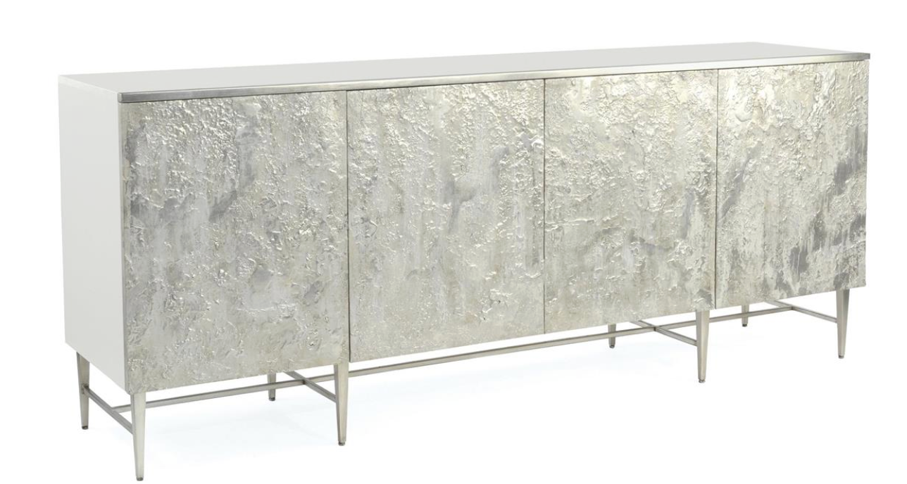 Gironde Four-Door Sideboard - Silver