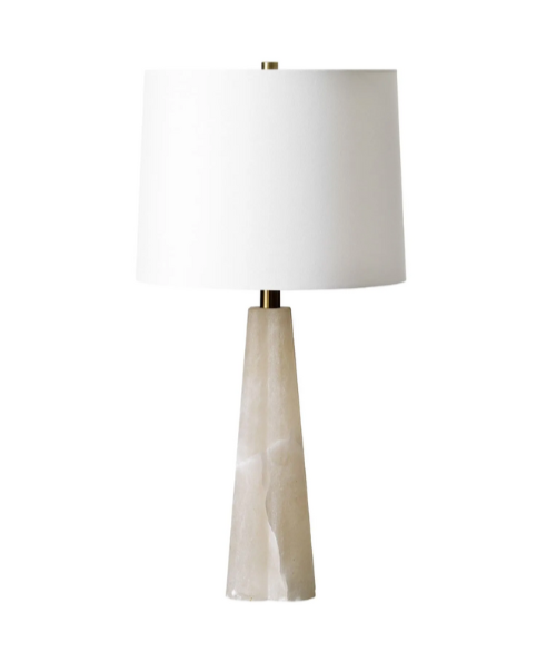 Rima Lamp - White Onyx