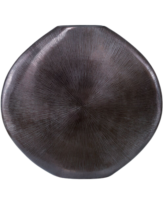 Flat Vase - Textured