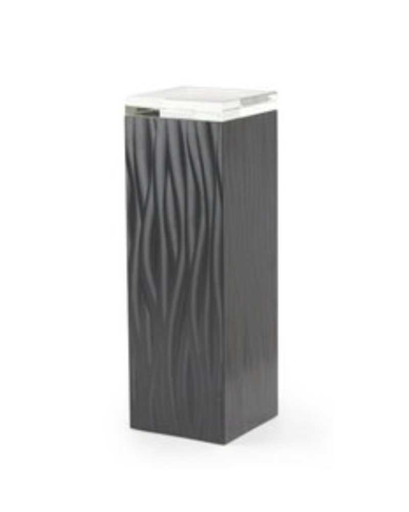 Pedestal - Black Texture
