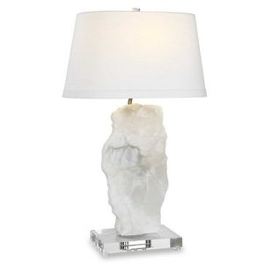 White Marble Slab Lamp - Acrylic Base