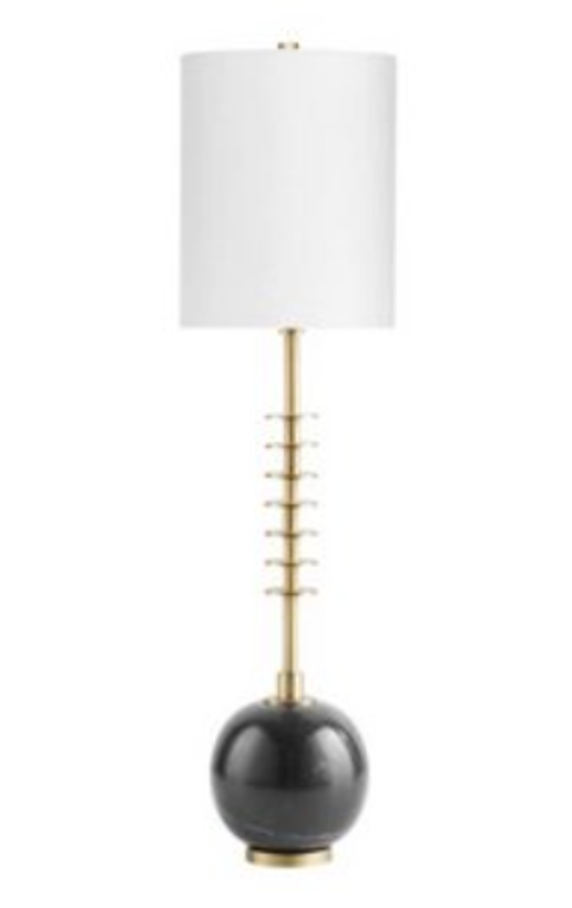 Table Lamp Portable Light - Gold and Black