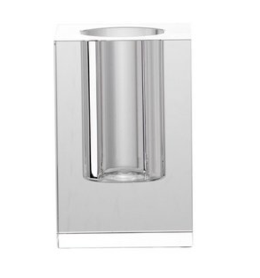 Glass Rectangular Vase Small