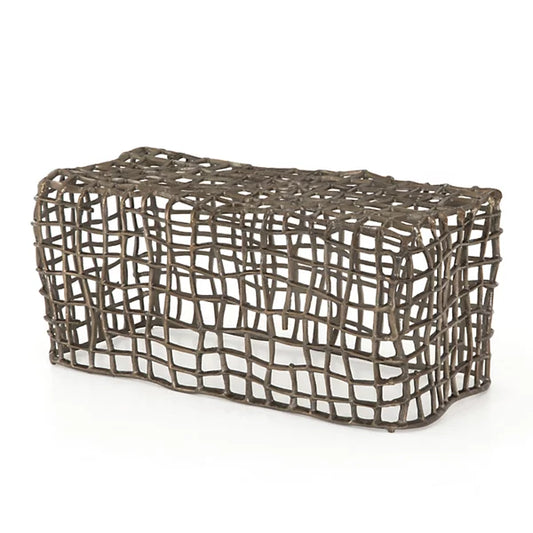 Wired Bench - Aged Bronze