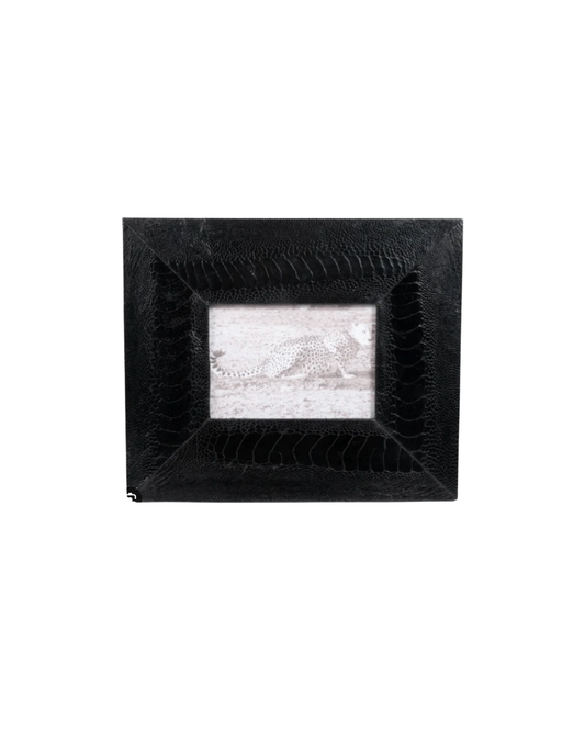 Snake Skin Ngala Frame 4X6 - Black