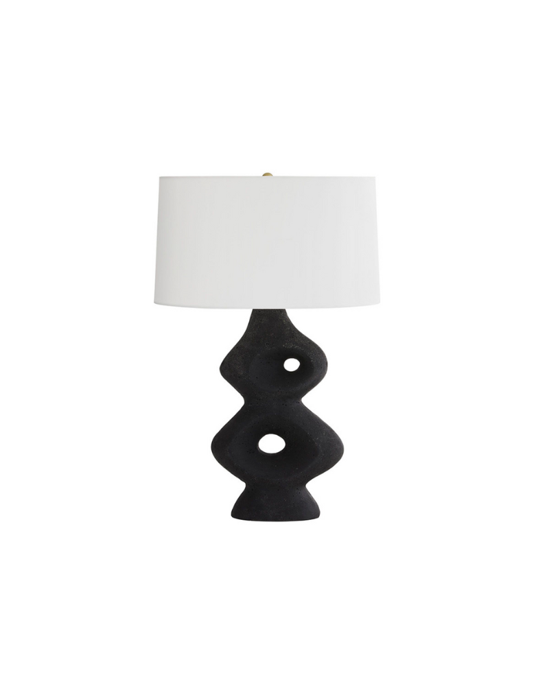 Stone Lamp - Black