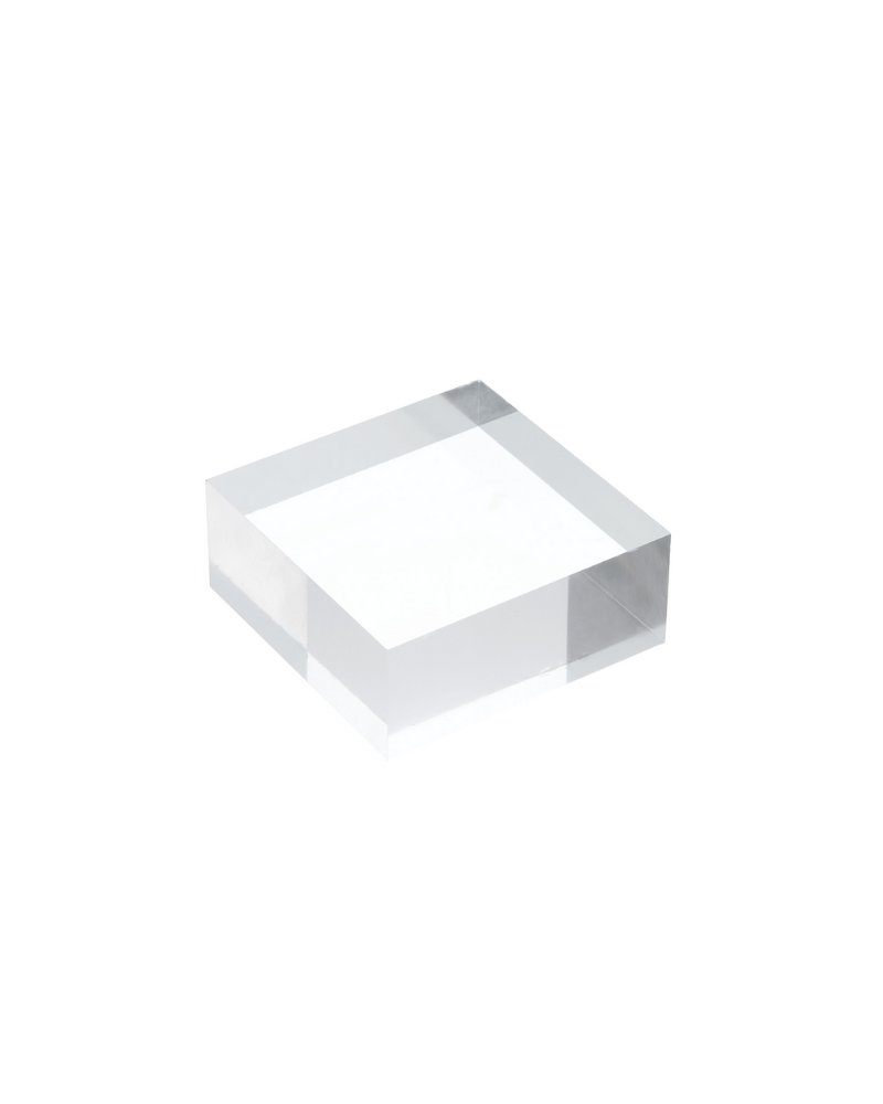 8x10x3" Custom Acrylic Block - Clear