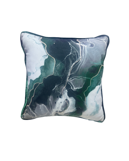 Geode Pillow - Green