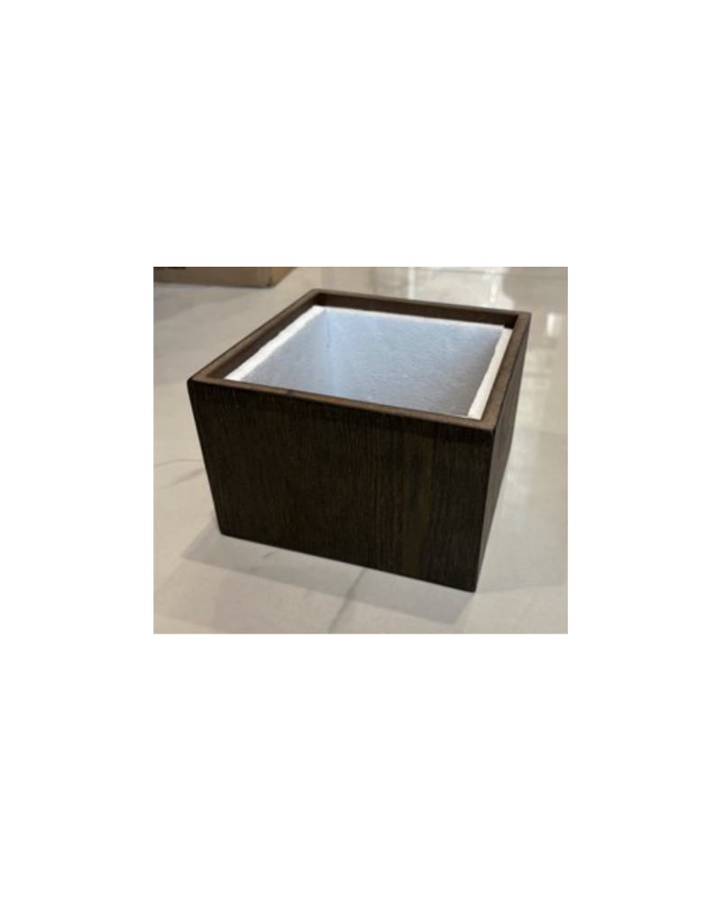 Wooden Riser Box - Small - Brown