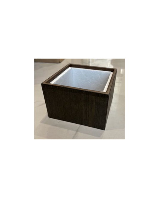 Wooden Riser Box - Small - Brown