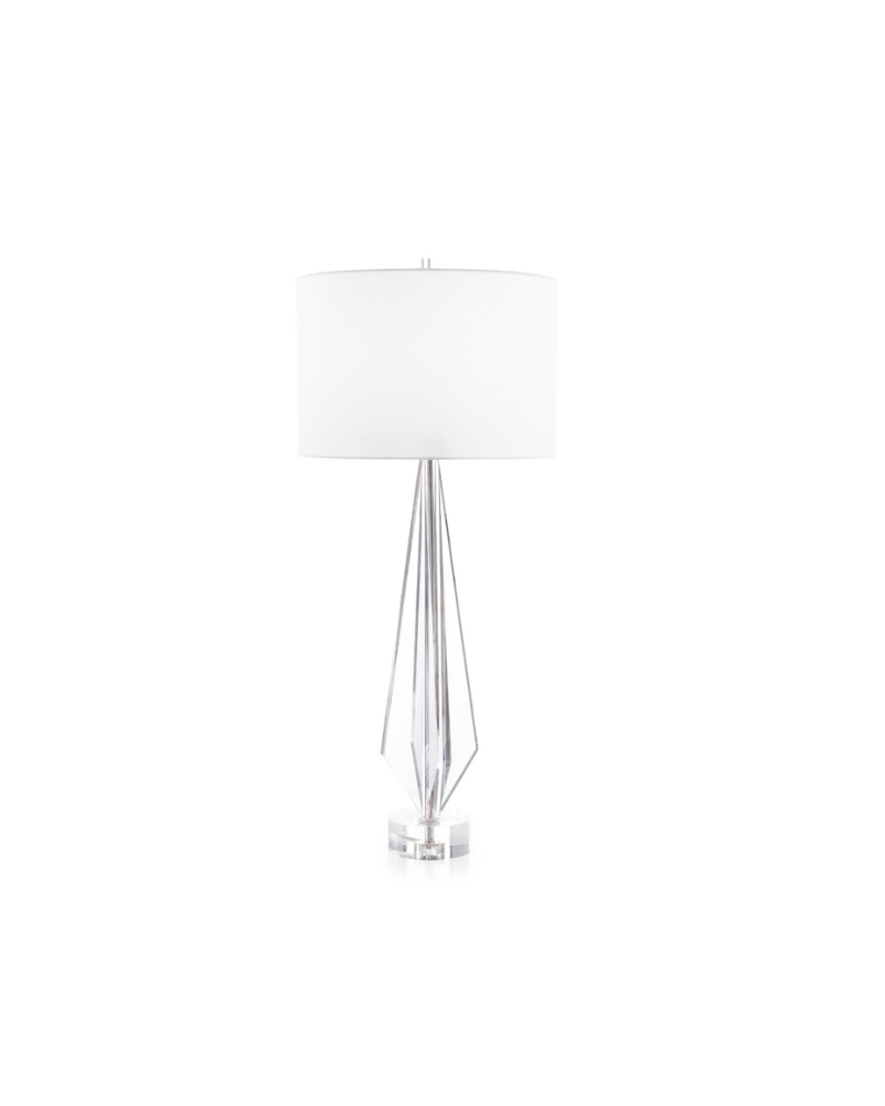Acrylic Geometry Lamp - Clear