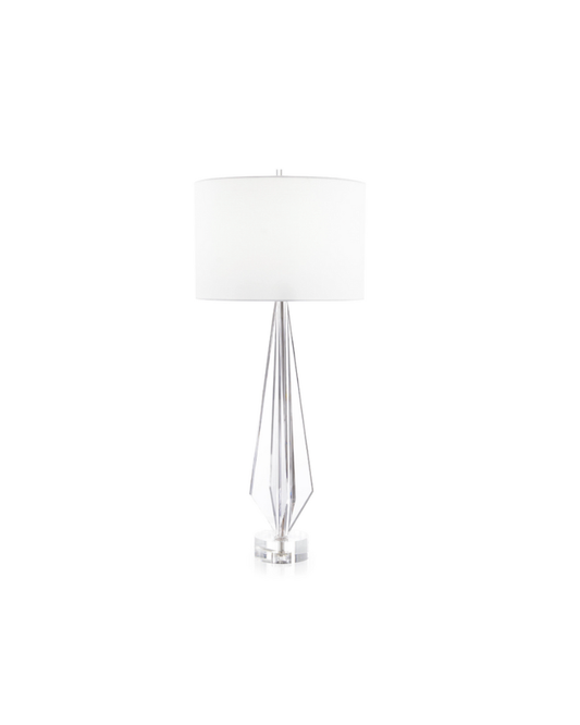 Acrylic Geometry Lamp - Clear