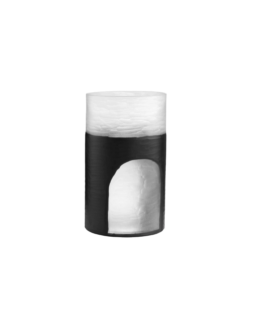 Ominous Frost Vase Tall- Black