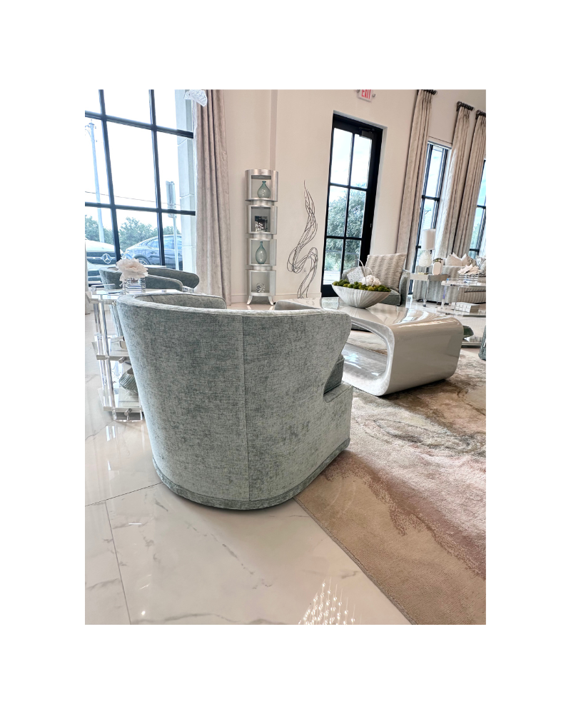 Smith Swivel Chair Seafoam - Green