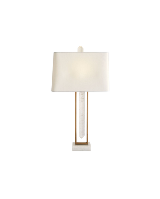 Jeweled Point Table Lamp - Gold