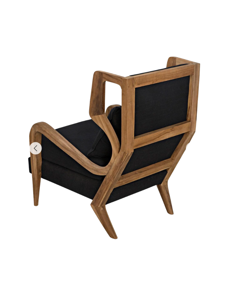 Teak Carol Chair - Black