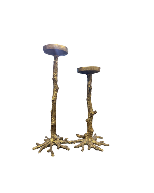 Candle Sticks - Gold