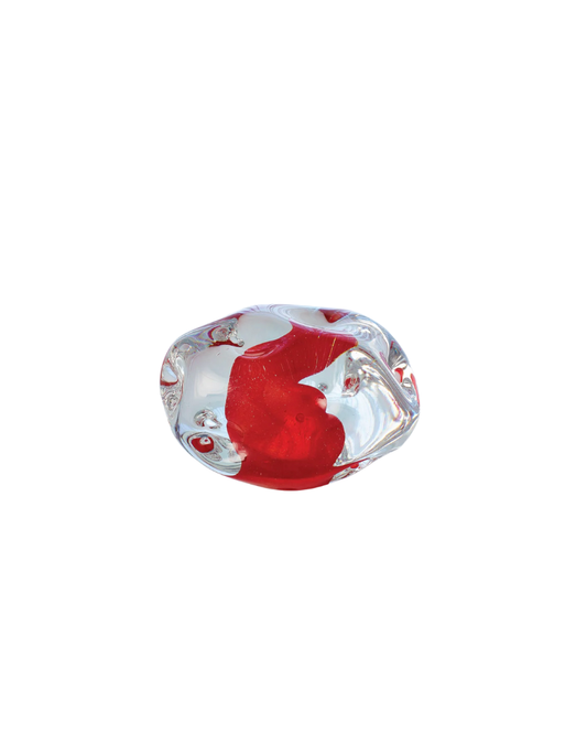 Dimple Paperweight - Orange