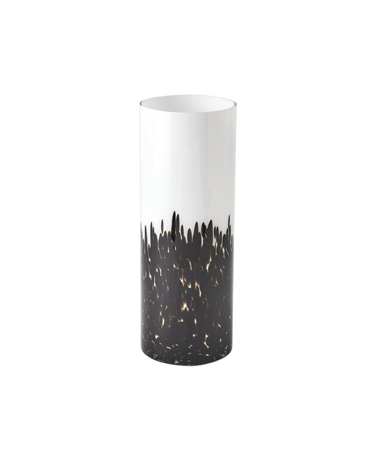 Confetti Vase Medium - Black and White
