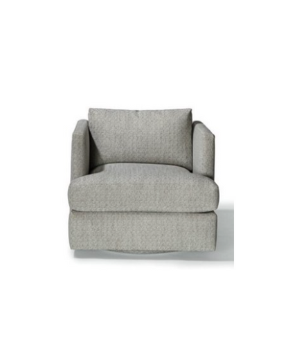 Thayer Coggin Swivel Chair with Custom Fabric - Beige