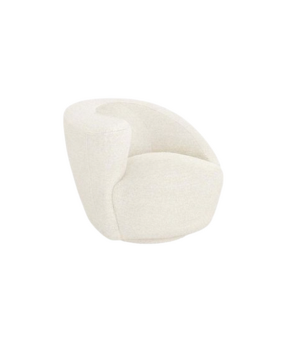 Carlisle Swivel Chair - Ivory (RAF)