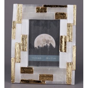 Maya Frame - Gold and Quartz