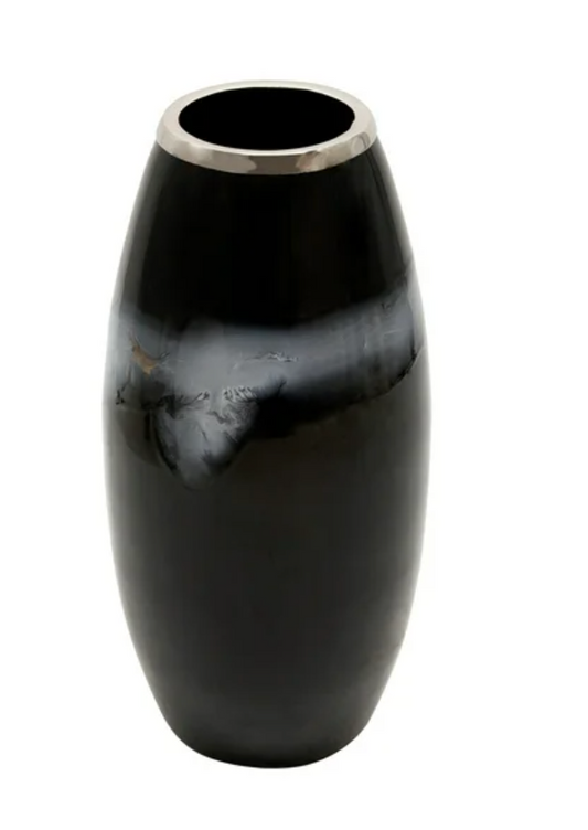 Black and Blue Vase Small