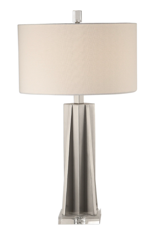 Silver Cutout Lamp