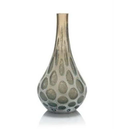 Turquoise and Brown Vase