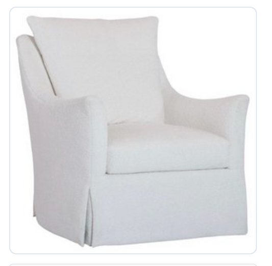 Swivel Chair - White