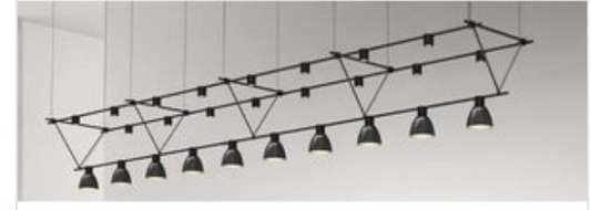 Suspenders 3' Triangle Truss Lighting - Black