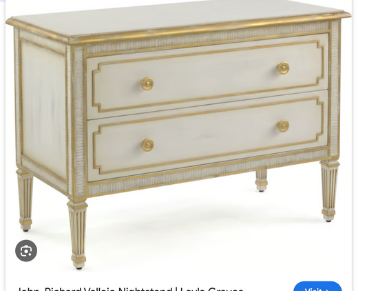 Vallejo Nightsand - Gold